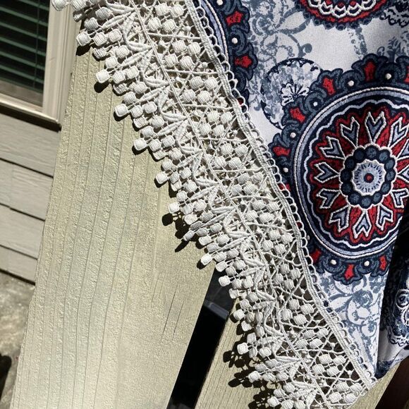 Cute S Boho Bell Sleeve Oversized  Dress - Picture 7 of 11